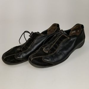 Paul Green Munchen Leather/Suede Combo Sneaker 4.5